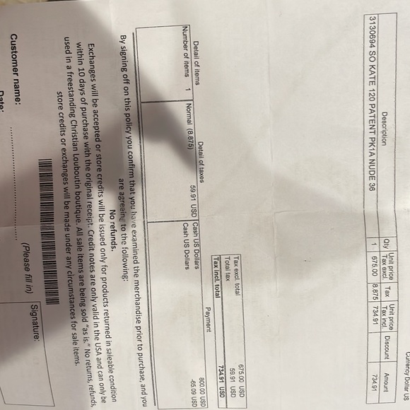 christian louboutin excellent condition - Picture 4 of 8